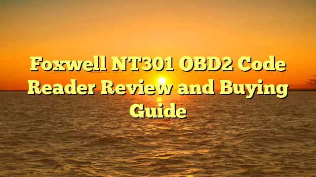 Foxwell NT301 OBD2 Code Reader Review and Buying Guide