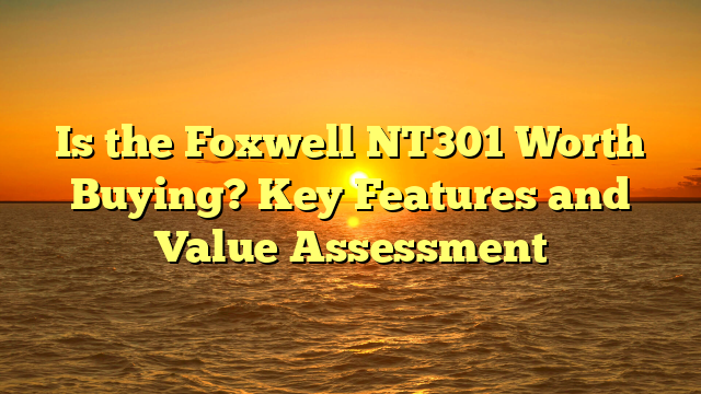 Is the Foxwell NT301 Worth Buying? Key Features and Value Assessment