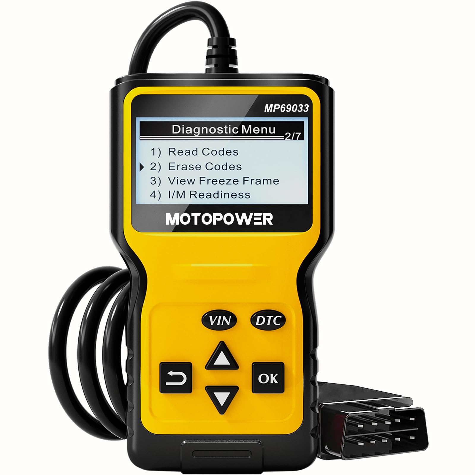 MOTOPOWER MP69033 Car OBD2 Scanner Code Reader Engine Fault Scanner CAN Diagnost