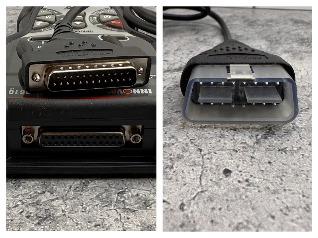 OBD2 port location and ignition requirements for using the Innova 5610 on U.S. vehicles