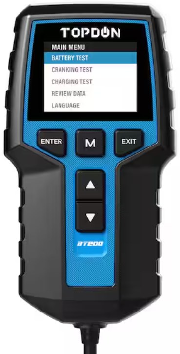 TOPDON BT200 Battery Tester Manual: Easy Steps to Read Results