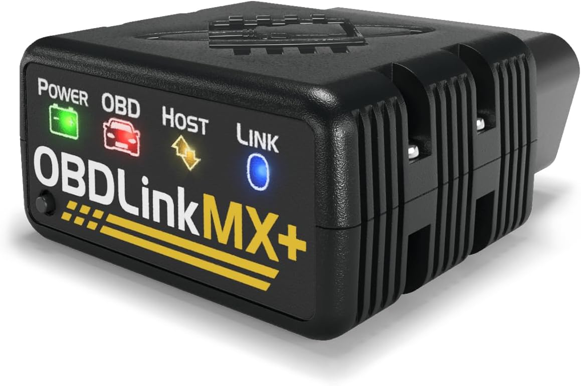 OBDLink MX+ Bluetooth OBD2 Scanner for iPhone, Android, and Windows Diagnostics
