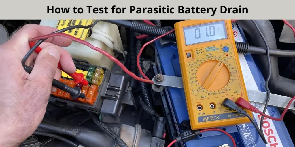 Mechanic testing a car battery and charging system to diagnose a dead battery after overnight sitting