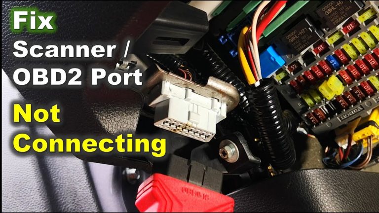 Why Won’t My OBD2 Scanner Connect? Common Fixes Explained
