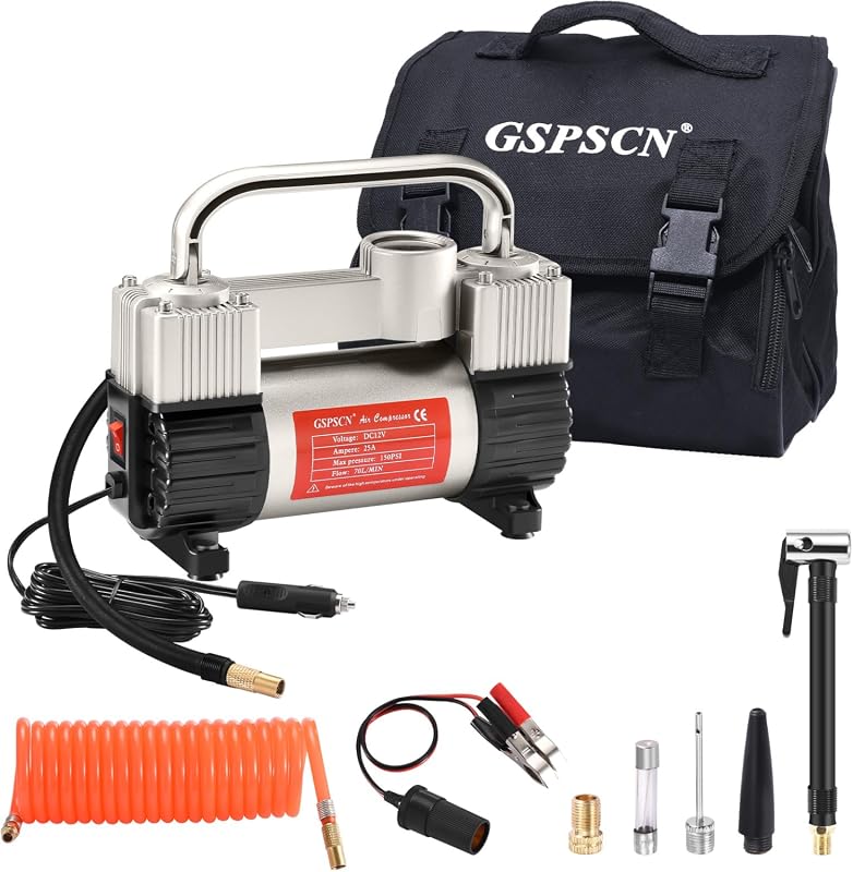 GSPSCN 12V Heavy Duty Tire Inflator