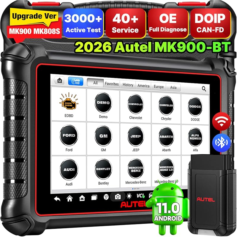 Autel MaxiCOM MK900BT bidirectional scanner