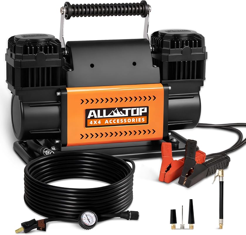 ALL-TOP Dual Cylinder 12V Air Compressor Kit