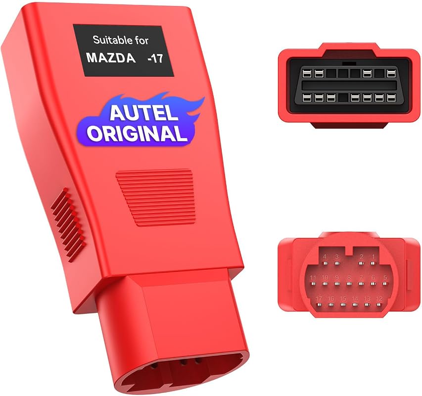 Autel Original 17 Pin OBD1 to OBD2 Adapter for Mazda