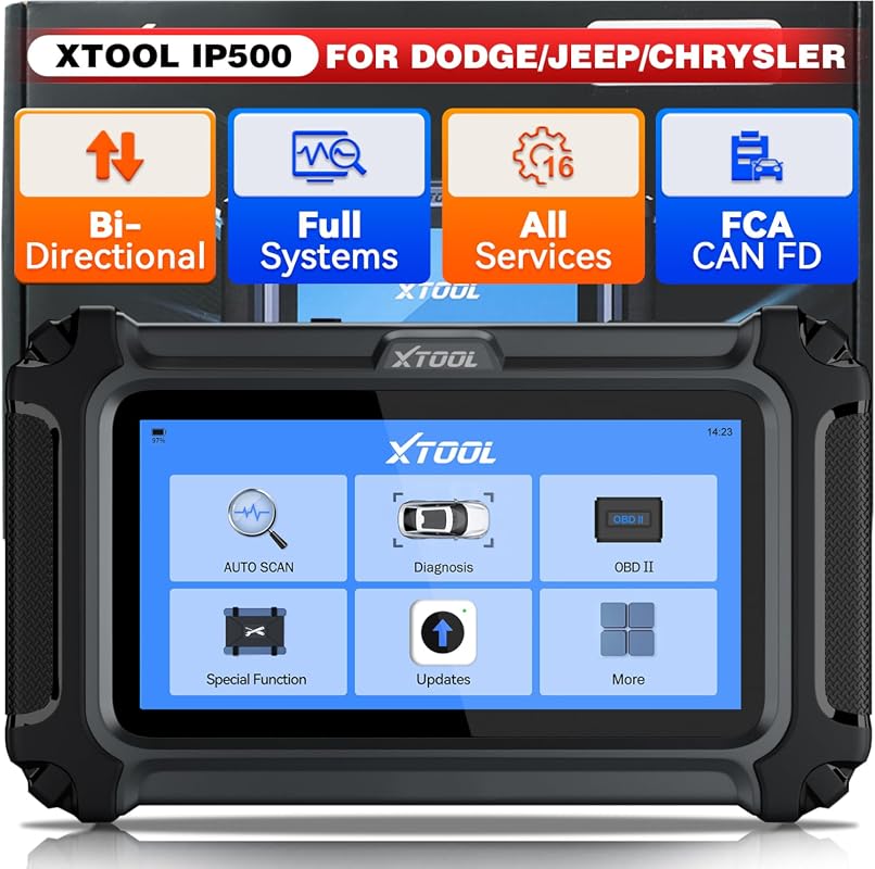 XTOOL IP500 OBD2 scanner for Jeep