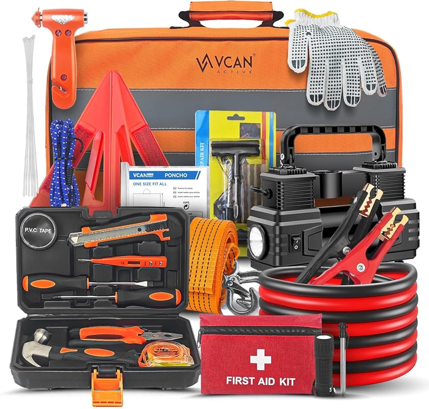 roadside safety emergency tool kit