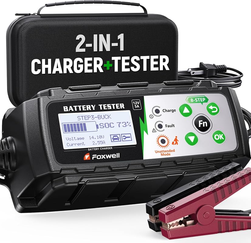 FOXWELL BC521 battery charger and tester