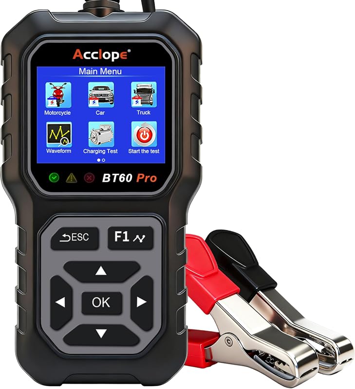 BT60 PRO battery tester with QR report