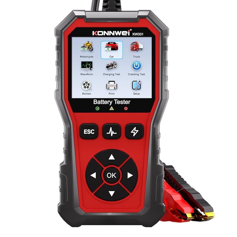 KONNWEI KW331 car battery tester with cloud report