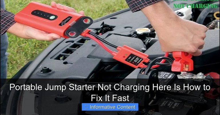 Why Will My Portable Jump Starter Not Charge? Troubleshooting Tips